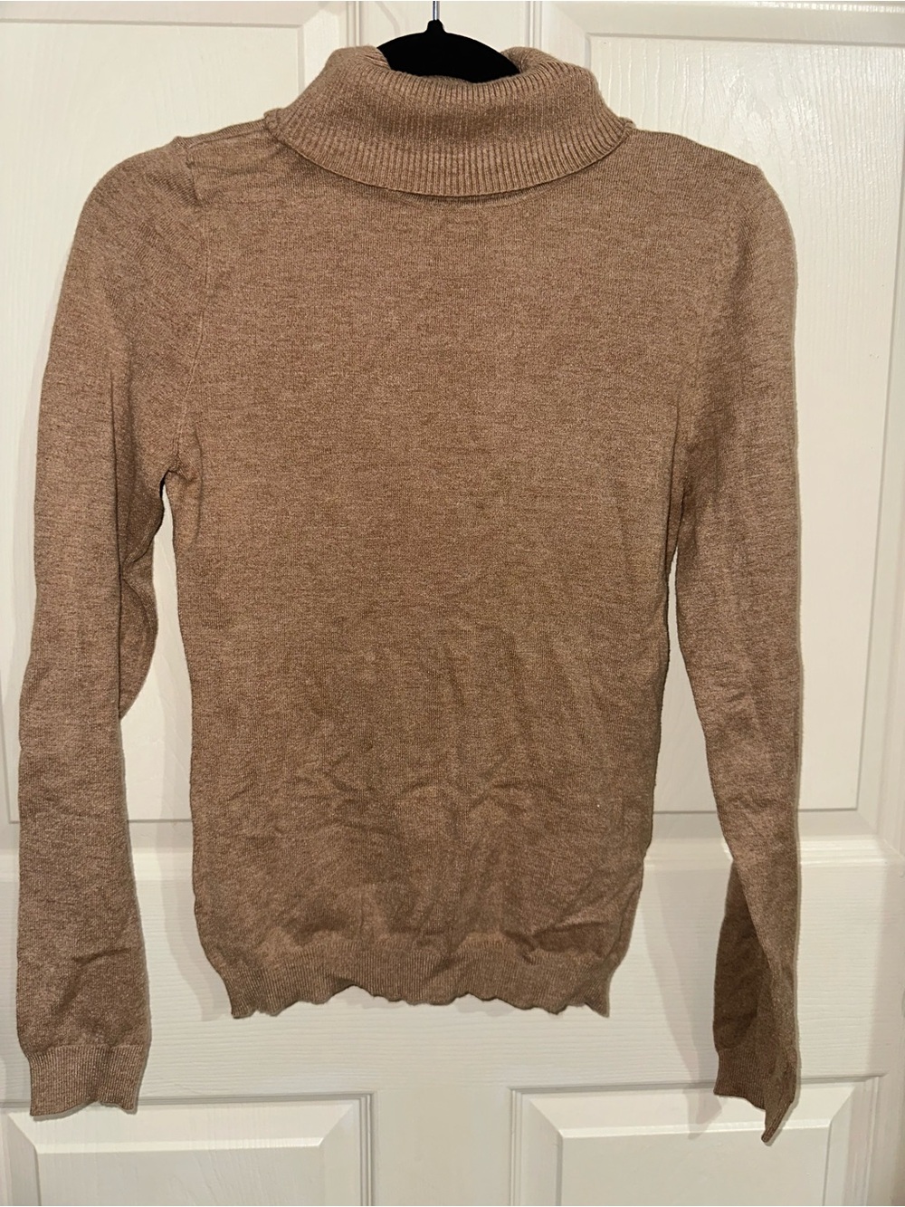 Vero Moda Camel Brown Turtleneck Sweater NWT M fall winter